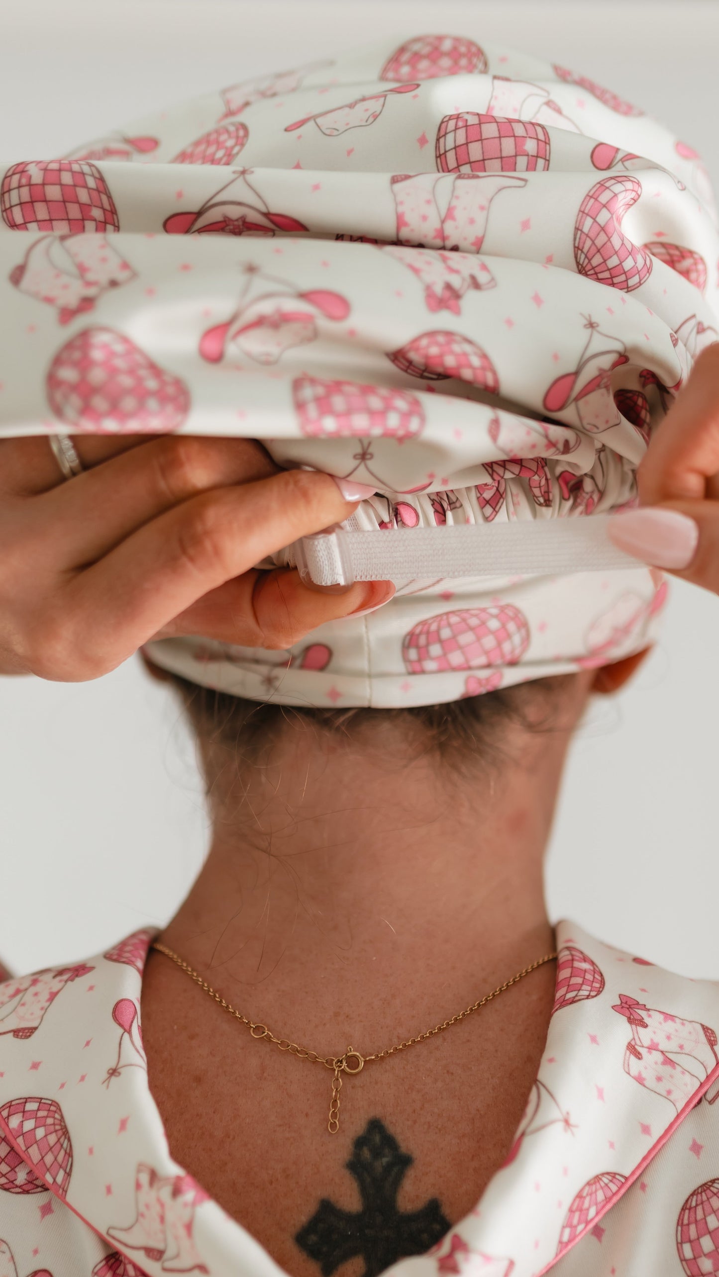 Kid's Satin Bonnet in Hayden