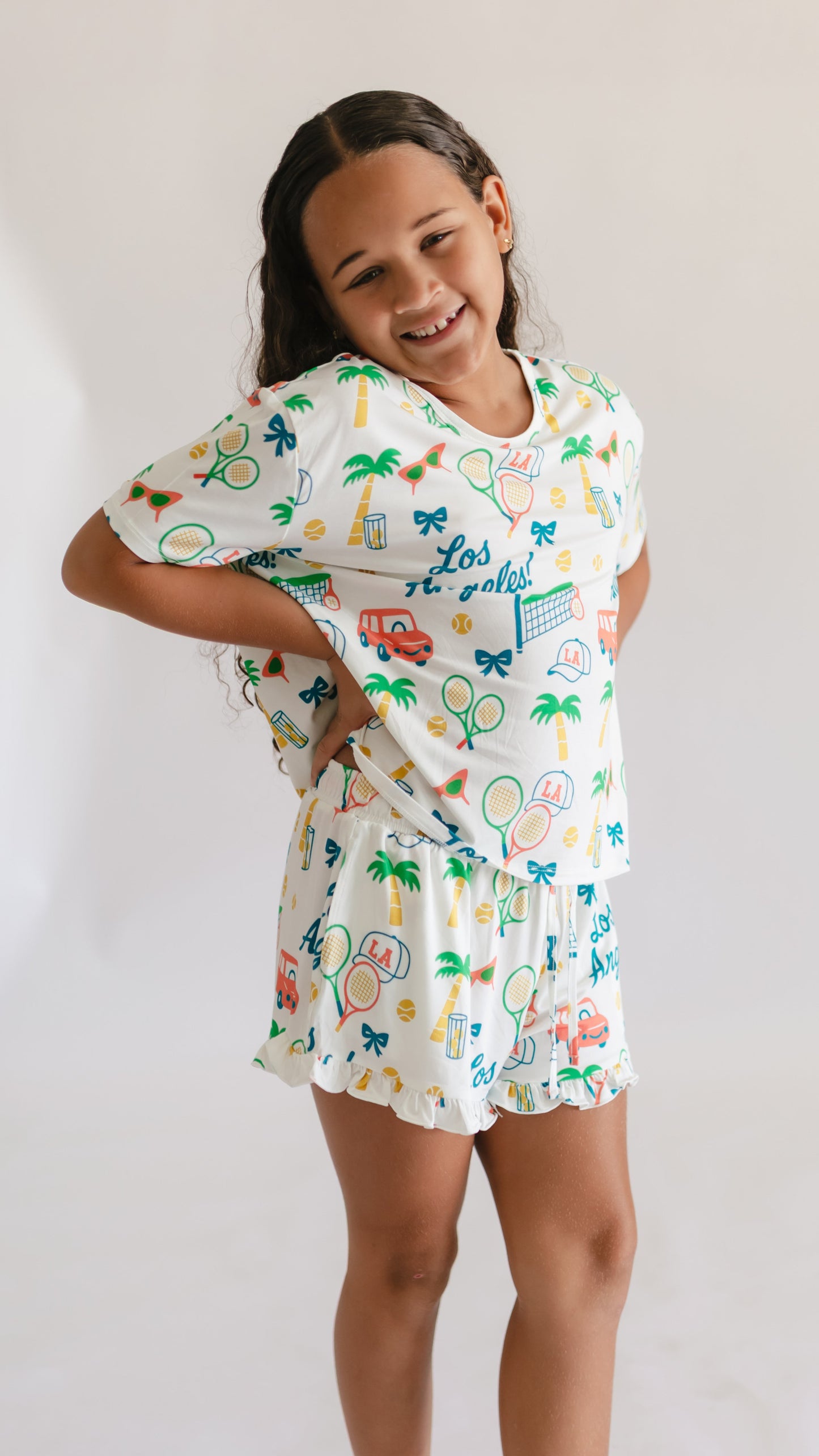 Girl's Ruffle Set in Los Angeles!