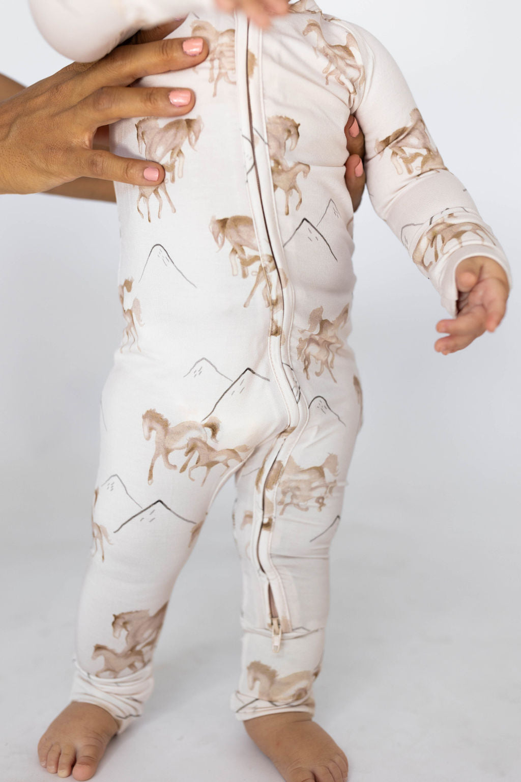 Infant Romper in Wild West