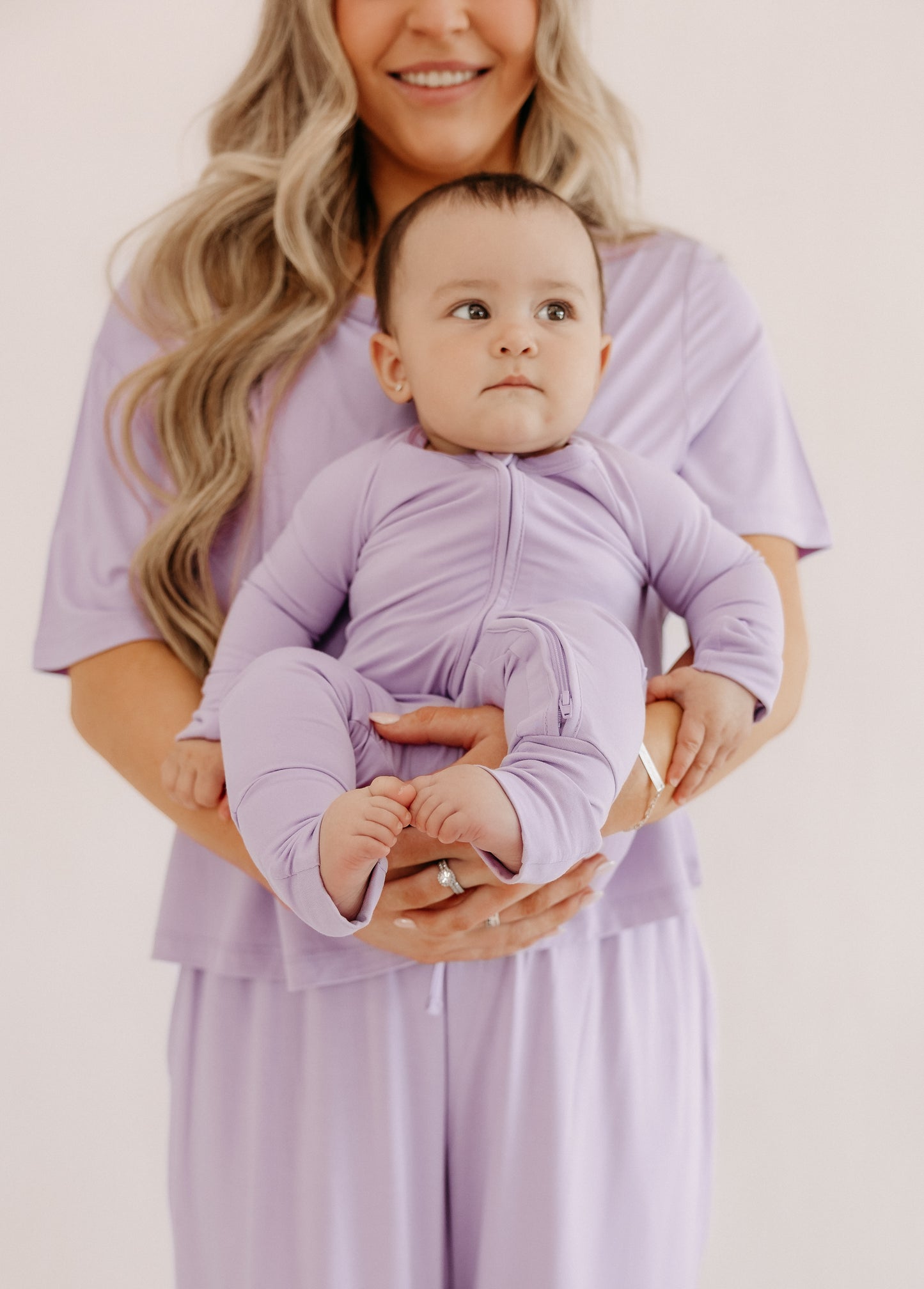 Infant Romper in Lilac