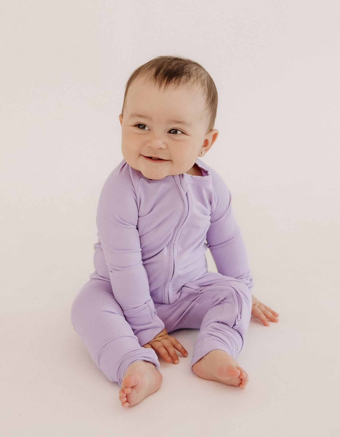 Infant Romper in Lilac