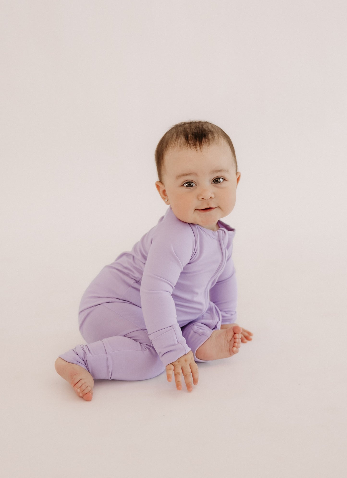 Infant Romper in Lilac