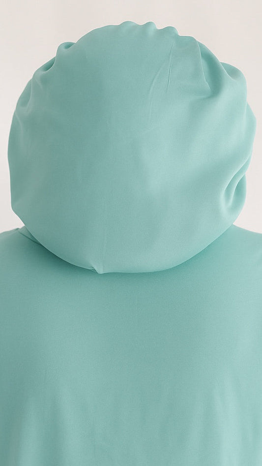 Kids Satin Bonnet in Seafoam