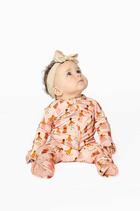 Infant Romper in Ghosts