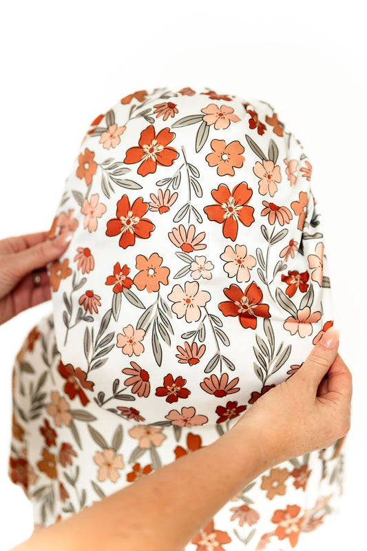 Kids Satin Bonnet in Wildflower